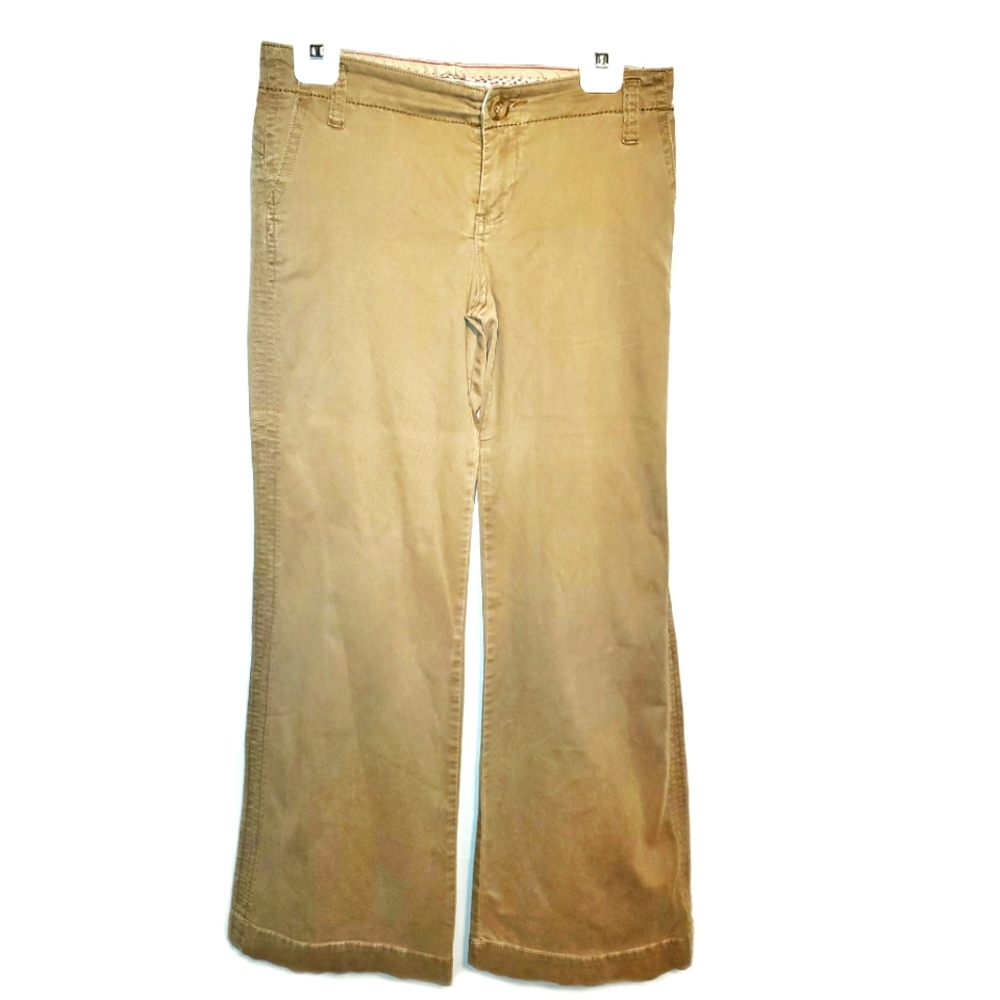 Old Navy Lowest rise stretch pant tan size 4
